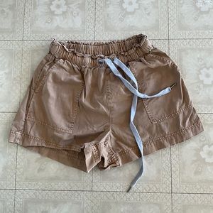 Aerie Drawstring Shorts - Tan S